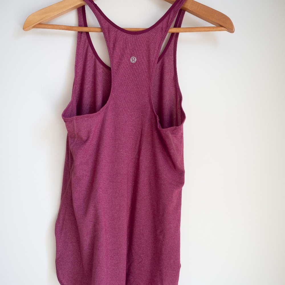 lululemon red tank top size 4